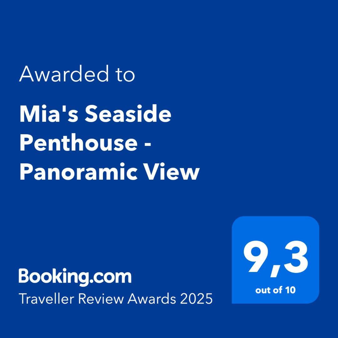 Apartamento Mia'S Seaside Penthouse - Panoramic View El Pireo Exterior foto